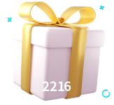 Receba seus bônus de boas-vindas no 2216