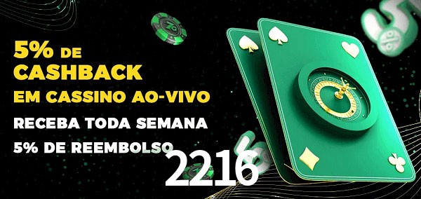 Promoções do cassino ao Vivo 2216